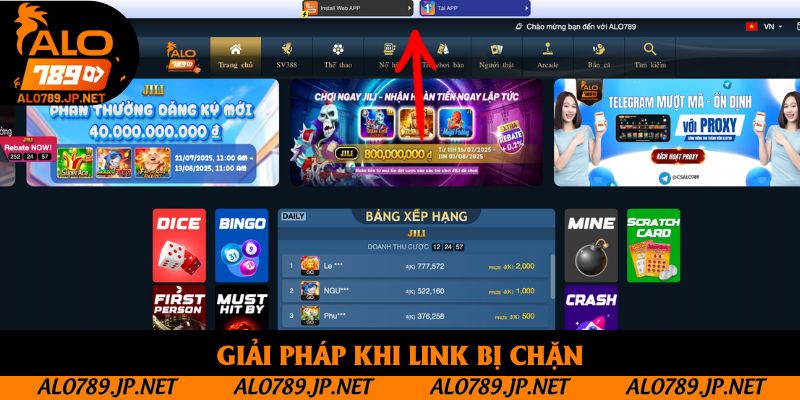 TRANG CHỦ 55 Giải pháp khi link bị chặn