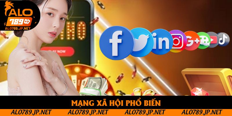 Mạng xã hội phổ biến